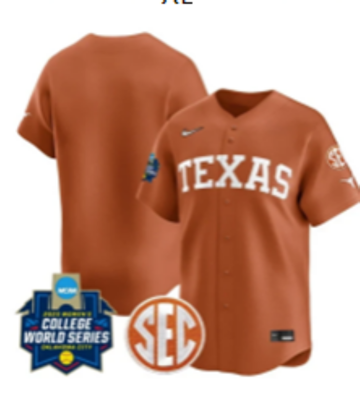Men Texas Longhorns blank brown Nike joint Name NCAA 2025 Jersey style 37